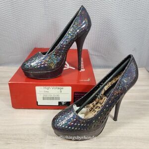 Iron Fist High Voltage Limited Edition Lazer Cut Platform Women's US 9 with box